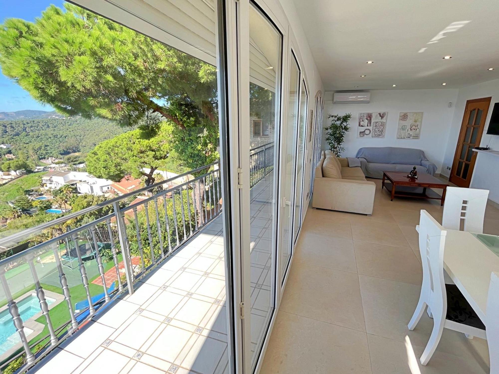 Villa Con Piscina Privada Climatizada 29ºc Santa Susanna Eksteriør billede